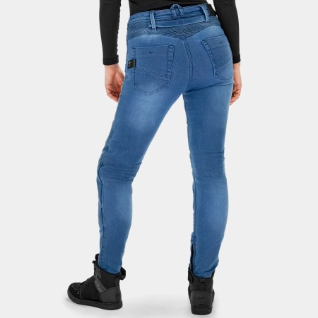 Damskie Jeansy Motocyklowe SHIMA ZENITH BLUE dżinsowe niebieski