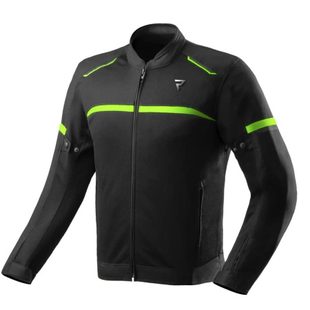 Kurtka tekstylna motocyklowa REBELHORN ECHO BLACK FLUO