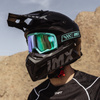 GOGLE IMX ENDURANCE RACE GOG TURQUOISE/BLACK (SZYBA IRIDIUM GREEN + CLEAR)