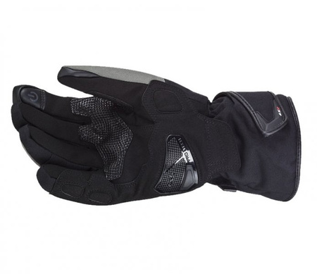 Rękawice Skórzane Motocyklowe LS2 SNOW BLACK GREY