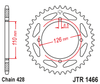 Zębatka Tylna JT JTR1466.46