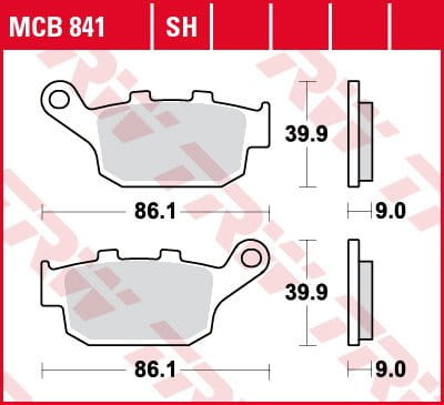 Klocki Hamulcowe TRW MCB841