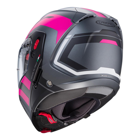 Kask szczękowy CABERG FLIP-UP HORUS X ROAD GREY BLACK PINK