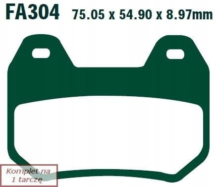 Klocki Hamulcowe EBC FA304