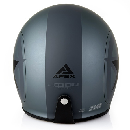 Kask Otwarty Jet Apex JI100 STAR matowy