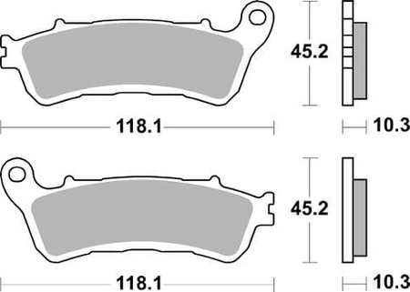 Klocki Hamulcowe SBS 953LS