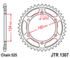 Zębatka Tylna JT JTR1307.41