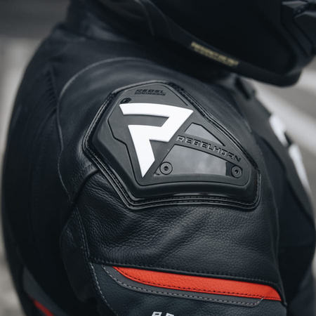 Kurtka motocyklowa Rebelhorn Veloce Black Grey Fluo
