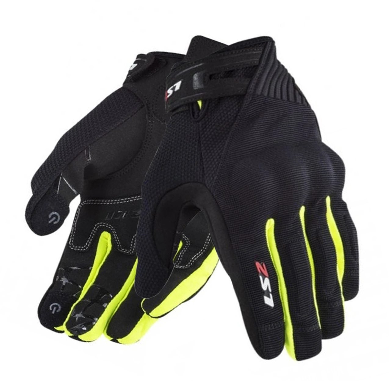 Rękawice LS2 DART 2 MAN GLOVES Czarne-żółte