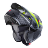 Kask Szczękowy Motocyklowy CABERG FLIP-UP TOURMAX X SARABE GREY BLACK YELLOW