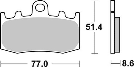 Klocki Hamulcowe SBS 796RST