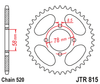 Zębatka Tylna JT JTR815.38