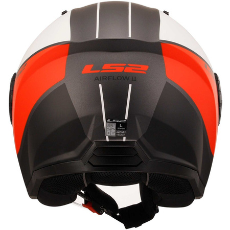 Kask Motocyklowy Otwarty LS2 OF616 AIRFLOW II COVER WHITE RED