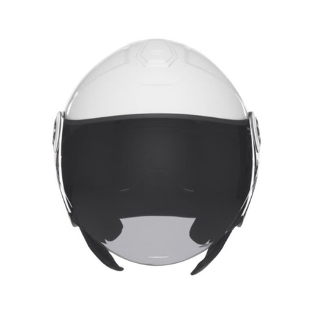 Kask Otwarty Motocyklowy NOX NP182 JET SOLID WHITE