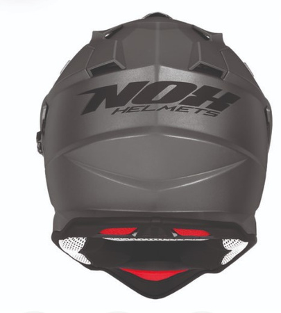 Kask Off-roadowy Motocyklowy NOX DUOSPORT N312 TITAN MATT