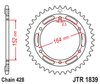 Zębatka Tylna JT JTR1839.55