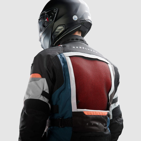 Kurtka Motocyklowa Rebelhorn Cubby V Blue/Grey/Red