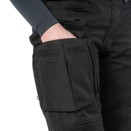 Spodnie Motocyklowe Damskie OZONE UNION II Lady czarny