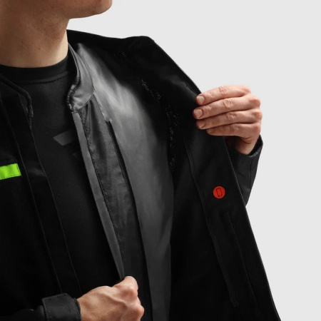 Kurtka tekstylna motocyklowa REBELHORN ECHO BLACK FLUO