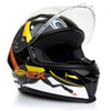 Kask Młodzieżowy Apex FI100 JNR BEE BLACK połysk