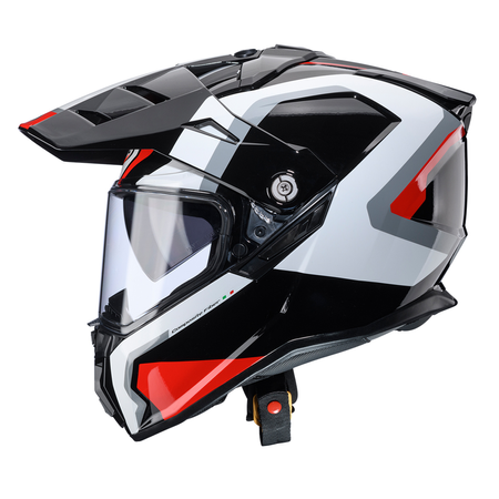 Kask adventure CABERG DUAL TANAMI SCRAM BLACK RED WHITE