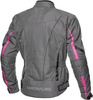 Kurtka Motocyklowa Damska ADRENALINE LOVE RIDE 2.0 PPE szary różowy