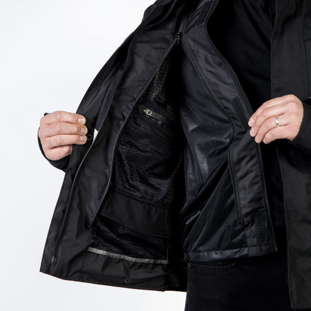 Męska Kurtka Motocyklowa Ozone Sahara Black Fluo