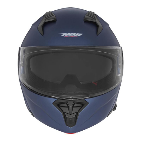Kask Szczękowy Motocyklowy NOX FLIP-UP N967 SOLID BLUE