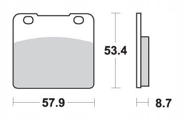 Klocki Hamulcowe SBS 577HS