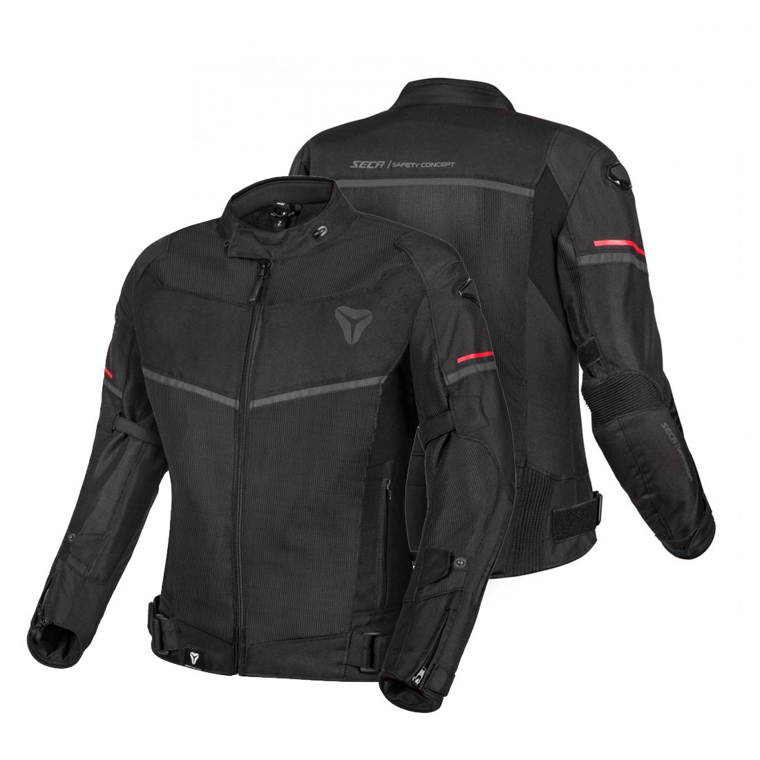 Kurtka damska motocyklowa SECA STREAM EVO Czarna