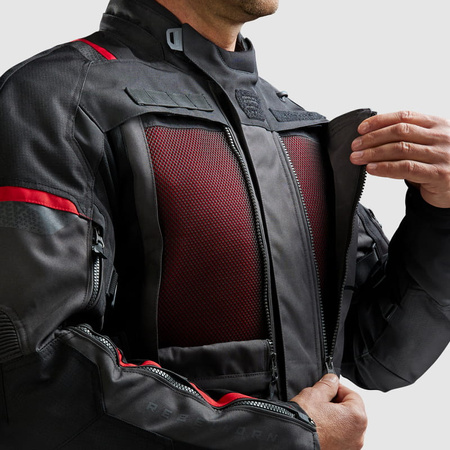 Kurtka Motocyklowa Rebelhorn Cubby V Black/Anthracite/Red