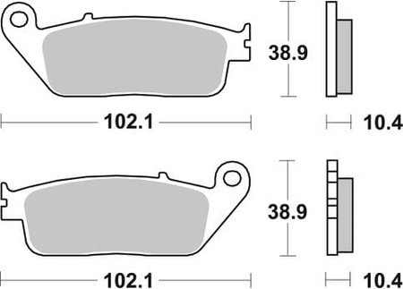 Klocki Hamulcowe SBS 181MS