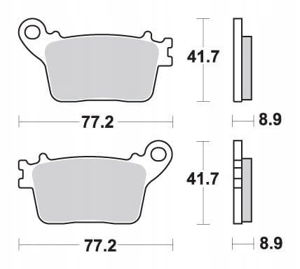 Klocki Hamulcowe SBS 834LS