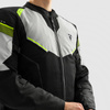 Kurtka tekstylna motocyklowa REBELHORN HIFLOW V BLACK GREY FLUO