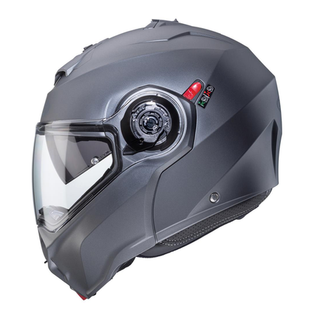 Kask Szczękowy Motocyklowy CABERG FLIP-UP DUKE EVO SOLID GREY MATT