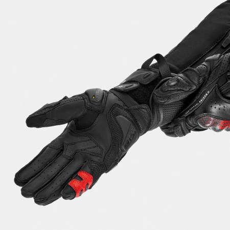 Rękawice Motocyklowe SHIMA RS-3 BLACK RED czarny czerwone