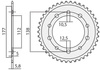 Zębatka Tylna Sunstar SUNR1-3485-41