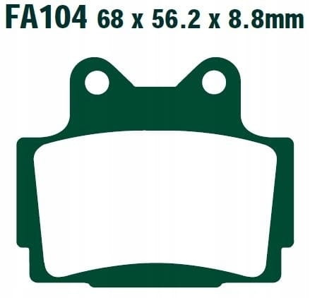 Klocki Hamulcowe EBC FA104HH