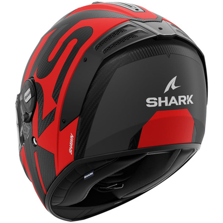 Kask Integralny Shark Spartan RS Carbon Shawn Black Red Matt