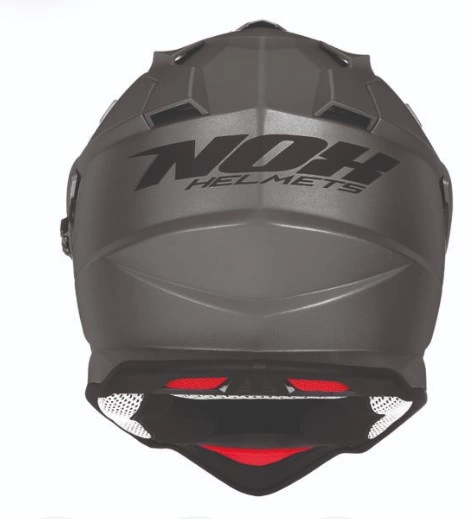 Kask off-roadowy motocyklowy NOX N312 Tytanowy mat