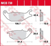 Klocki Hamulcowe TRW MCB738