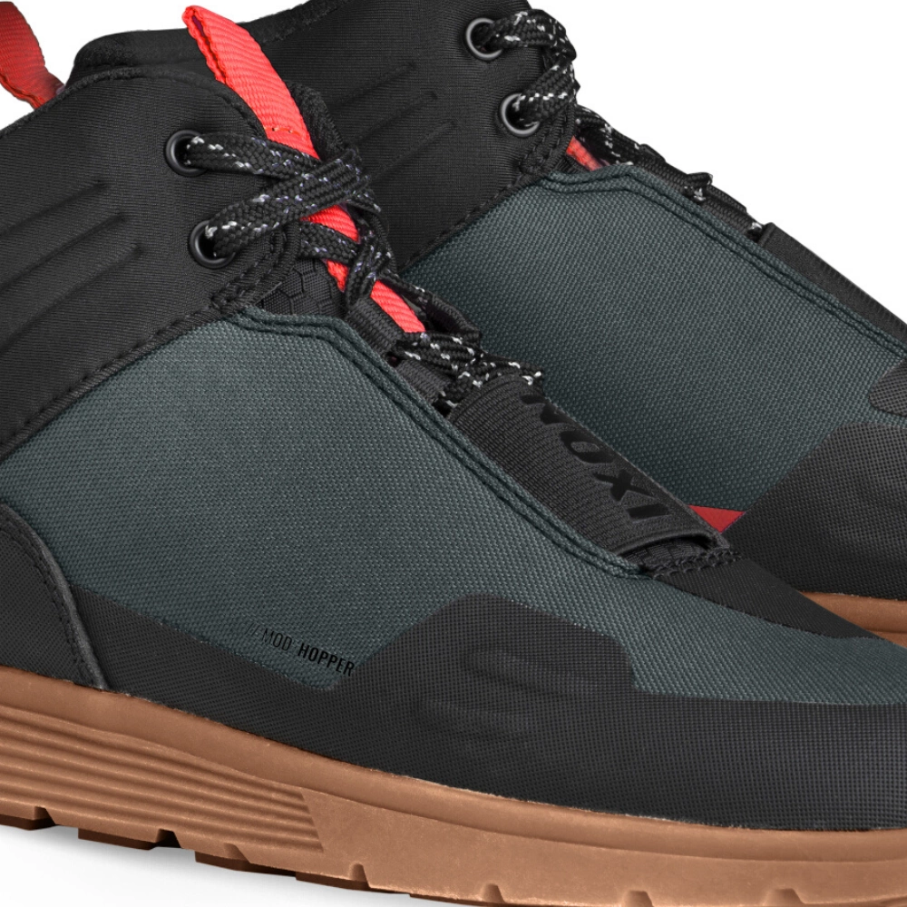 Buty IXON HOPPER CZARNE CZERWONE ZIELONE