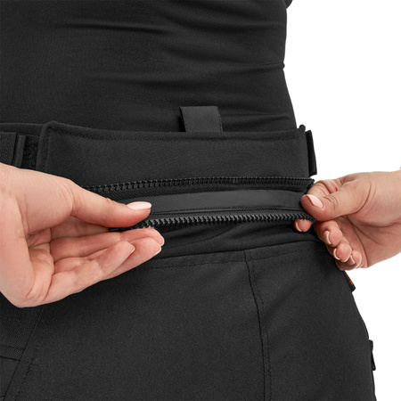 Damskie Spodnie Motocyklowe SHIMA DUNE LADY SHORT czarny biały