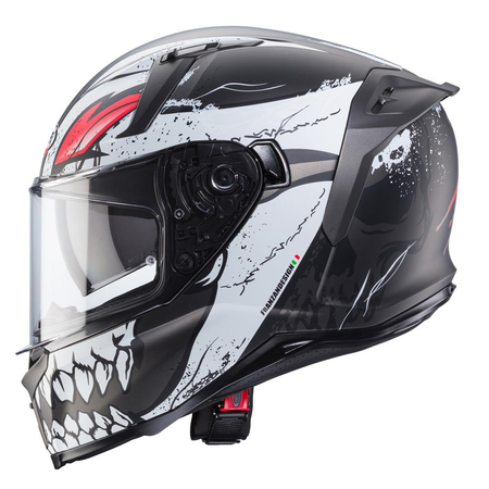 Kask integralny CABERG AVALON X PUNK GREY WHITE RED