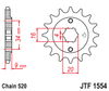 Zębatka Przednia JT JTF1554.14