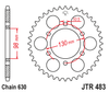 Zębatka Tylna JT JTR483.35
