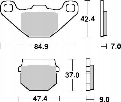 Klocki Hamulcowe SBS 544SI