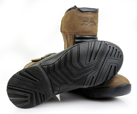 Buty Motocyklowe ZRX SIERRA BROWN brązowy skóra