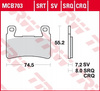 Klocki Hamulcowe TRW MCB703SV