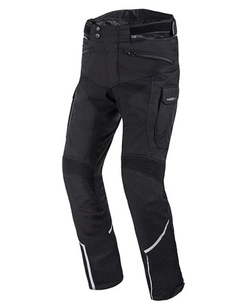 Spodnie Motocyklowe Rebelhorn Hardy II Black (krótka nogawka)